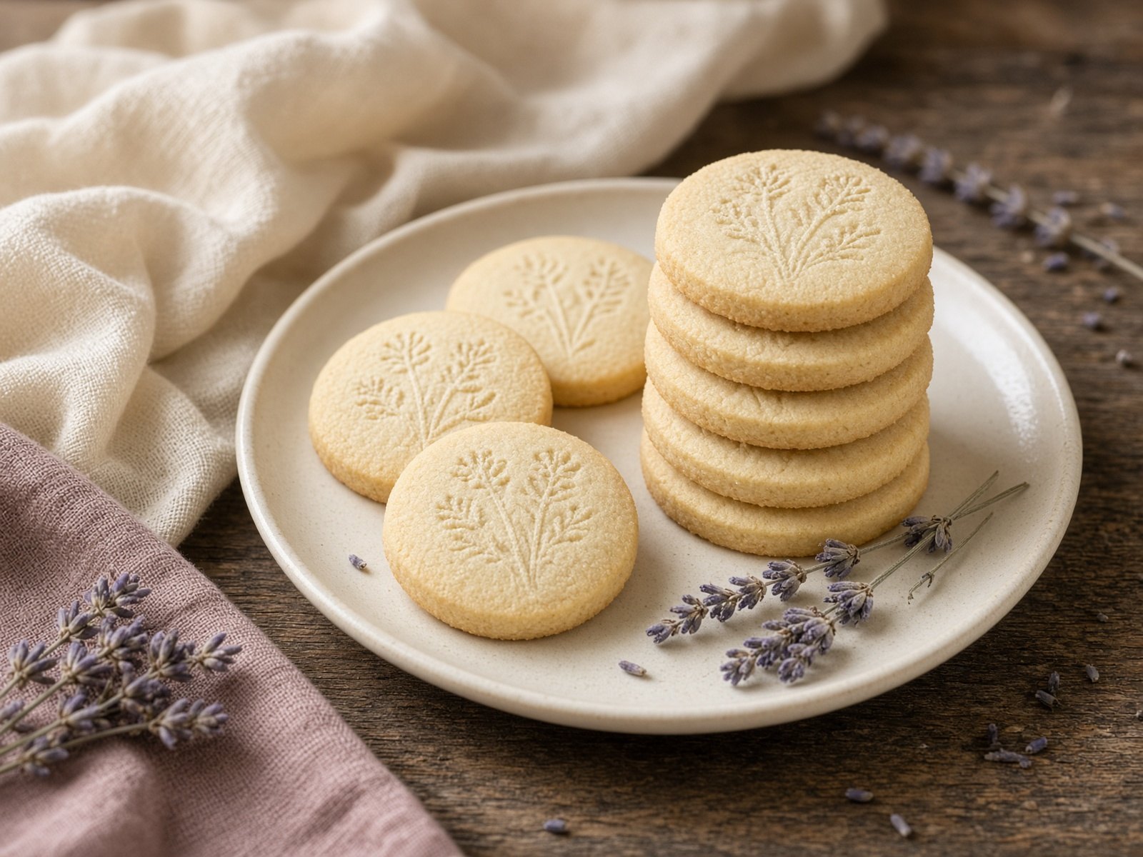Lemon Lavender Shortbread
